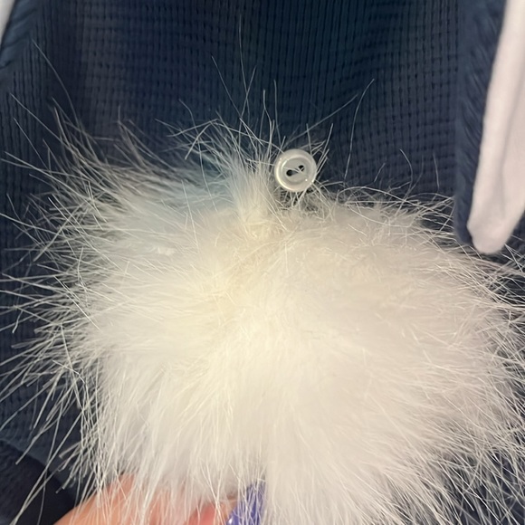 Bunny Romper with removable tail- worn once for photos - Picture 9 of 10